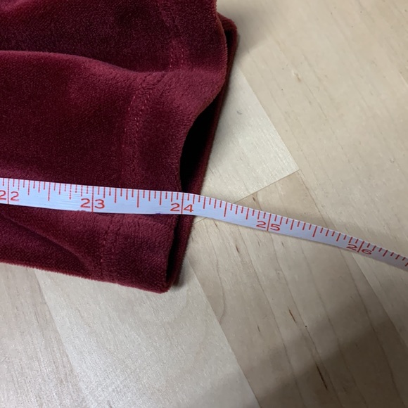 Skylee Raspberry Velour Leggings - Picture 7 of 7